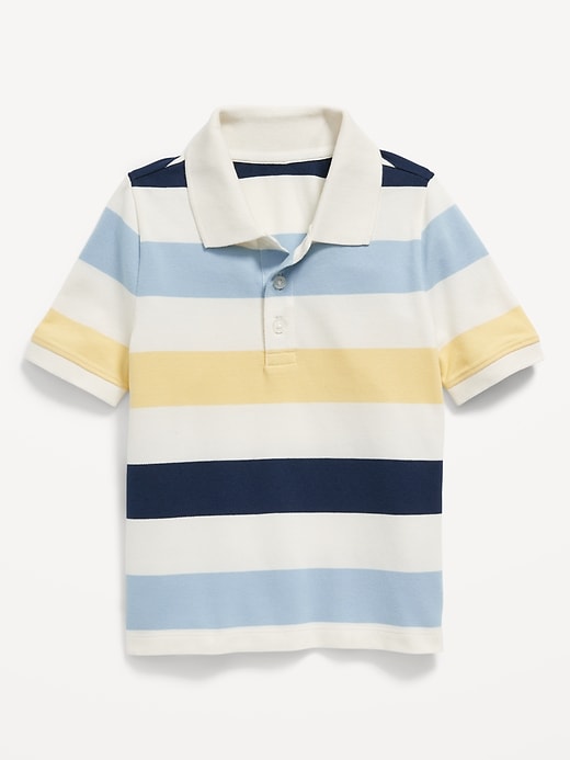 View large product image 1 of 2. Printed Short-Sleeve Polo Shirt for Toddler Boys