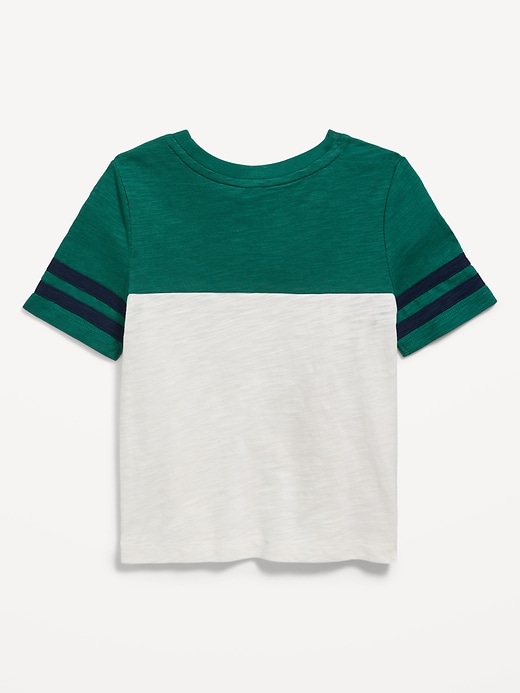 View large product image 2 of 3. Striped Pocket T-Shirt for Toddler Boys