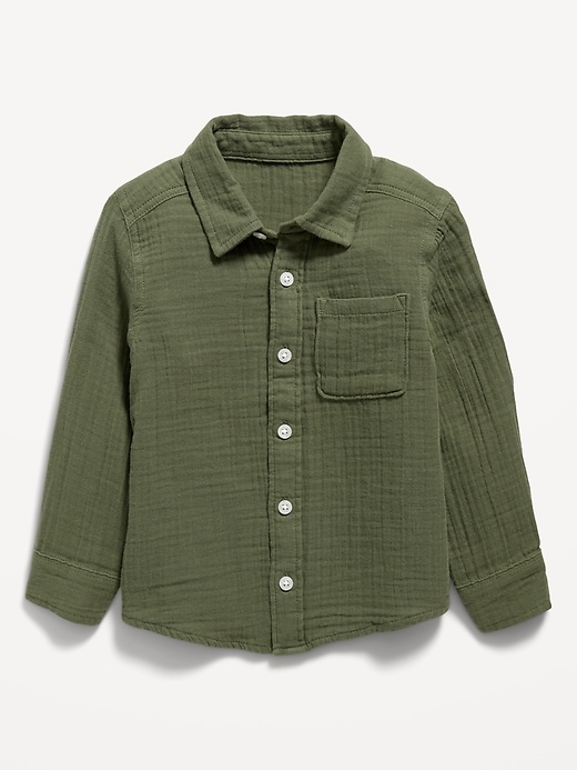 Double-Weave Pocket Shirt for Toddler Boys | Old Navy