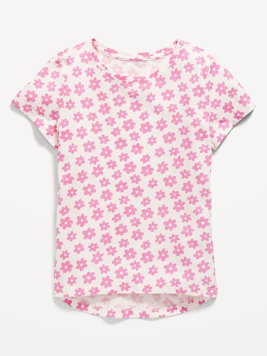 View large product image 1 of 1. Softest Short-Sleeve Printed T-Shirt for Girls