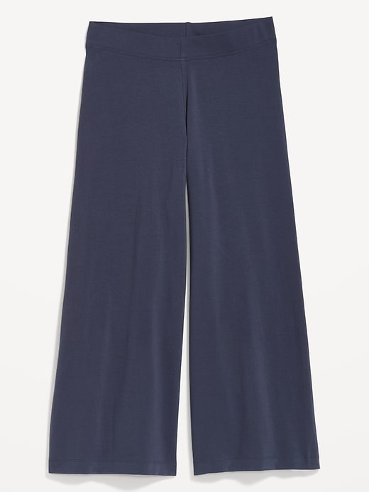 Image number 4 showing, High-Waisted Wide Leg Cropped Leggings