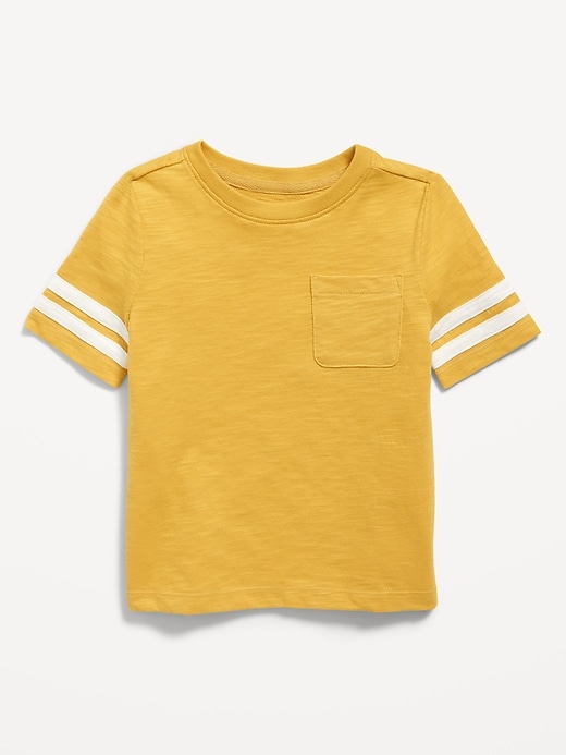 View large product image 1 of 3. Striped Pocket T-Shirt for Toddler Boys