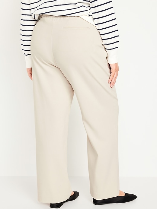 Image number 8 showing, Extra High-Waisted Taylor Wide-Leg Trouser Suit Pants