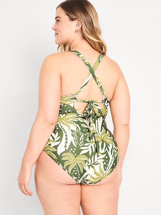 Image number 8 showing, Tie-Back One-Piece Swimsuit