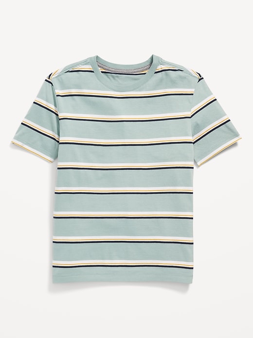 View large product image 1 of 2. Softest Short-Sleeve Striped T-Shirt for Boys