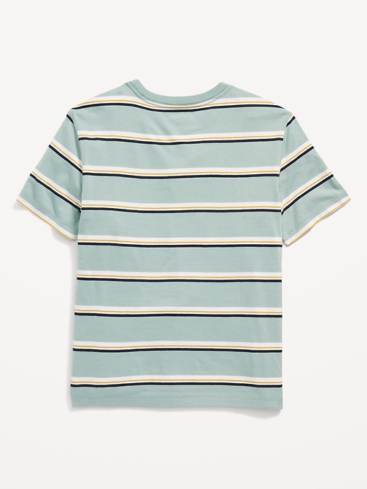 View large product image 2 of 2. Softest Short-Sleeve Striped T-Shirt for Boys