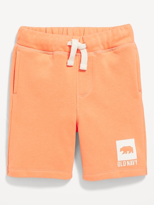 View large product image 1 of 1. Functional-Drawstring Logo-Graphic Shorts for Toddler Boys