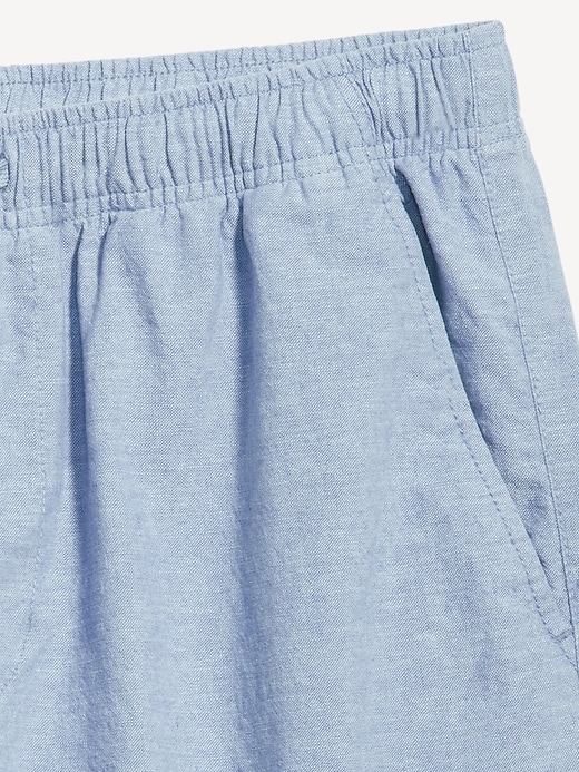 Linen-Blend Jogger Shorts -- 7-inch inseam | Old Navy
