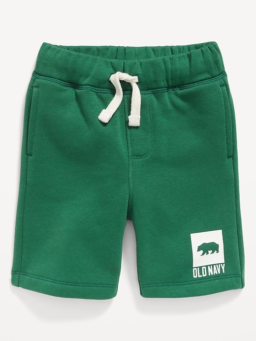 View large product image 1 of 1. Functional-Drawstring Logo-Graphic Shorts for Toddler Boys
