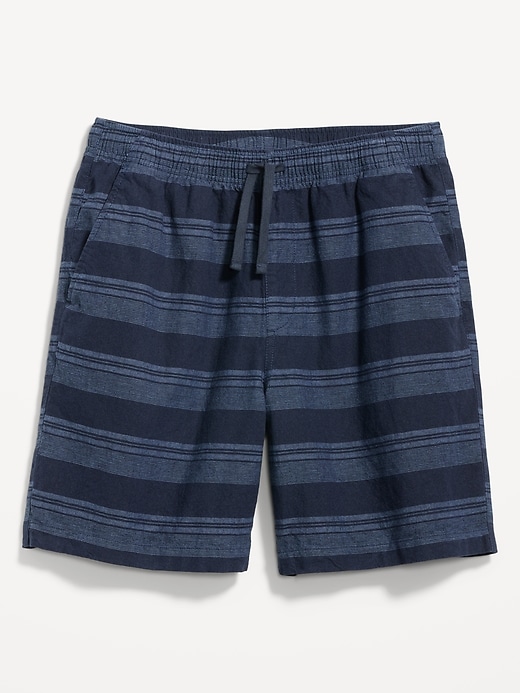 Image number 7 showing, Linen-Blend Jogger Shorts -- 7-inch inseam