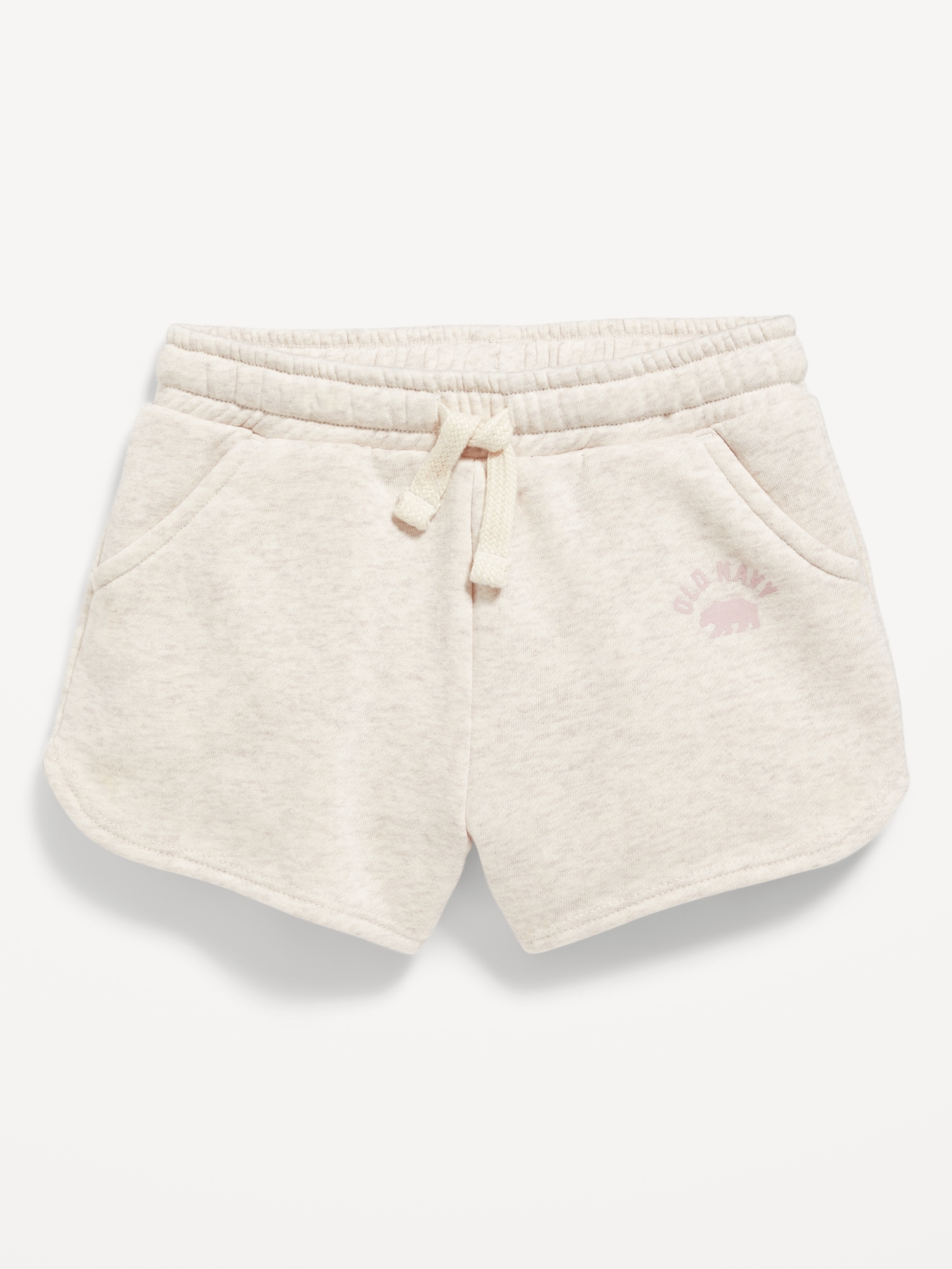 Logo-Graphic Dolphin-Hem Fleece Shorts for Toddler Girls Hot Deal