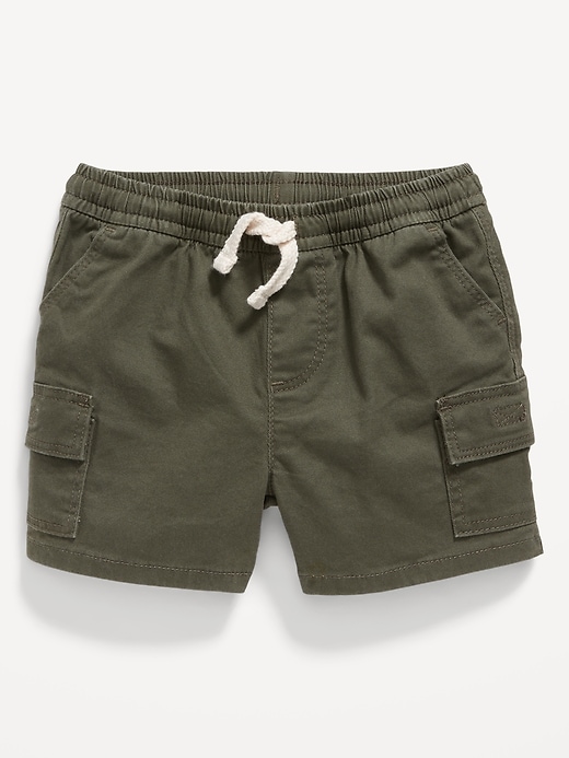View large product image 1 of 1. Functional Drawstring Cargo Shorts for Baby
