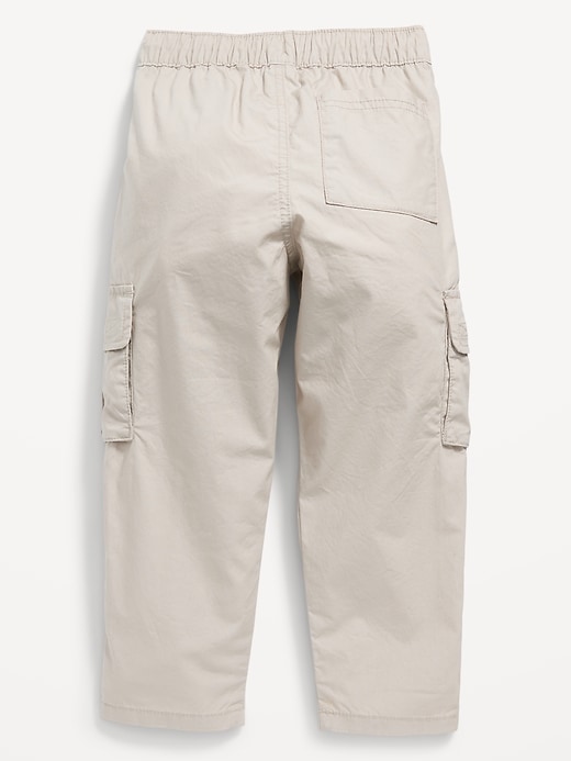 View large product image 2 of 2. Functional-Drawstring Cargo Pants for Toddler Boys