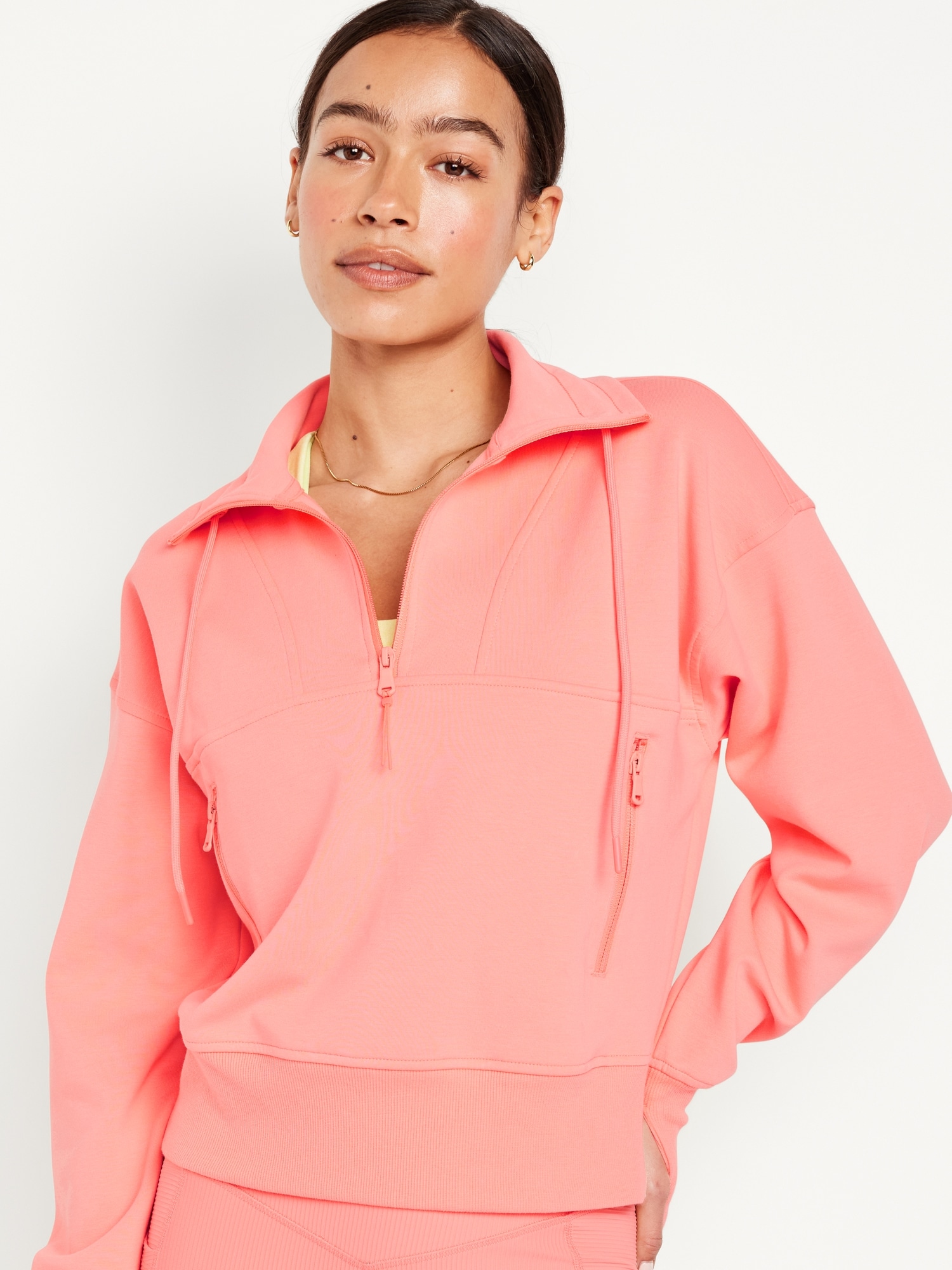Dynamic Fleece 1/2-Zip Sweatshirt for Women | Old Navy