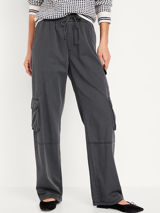 Image number 1 showing, Mid-Rise Cargo Pants