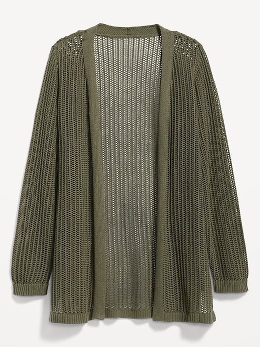 Image number 4 showing, Open-Front Longline Sweater