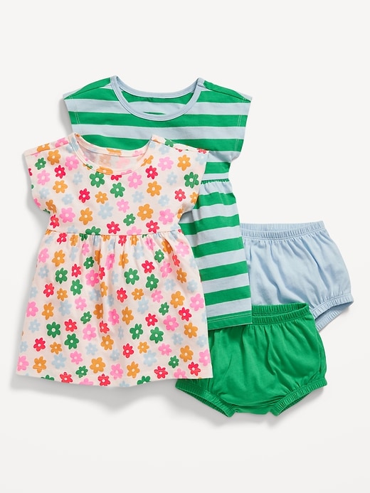 View large product image 1 of 3. Short-Sleeve Dress and Bloomers Set for Baby