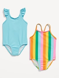 View large product image 3 of 3. Printed Swimsuit 2-Pack for Toddler & Baby