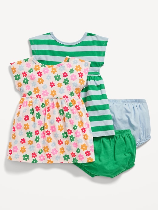 View large product image 2 of 3. Short-Sleeve Dress and Bloomers Set for Baby