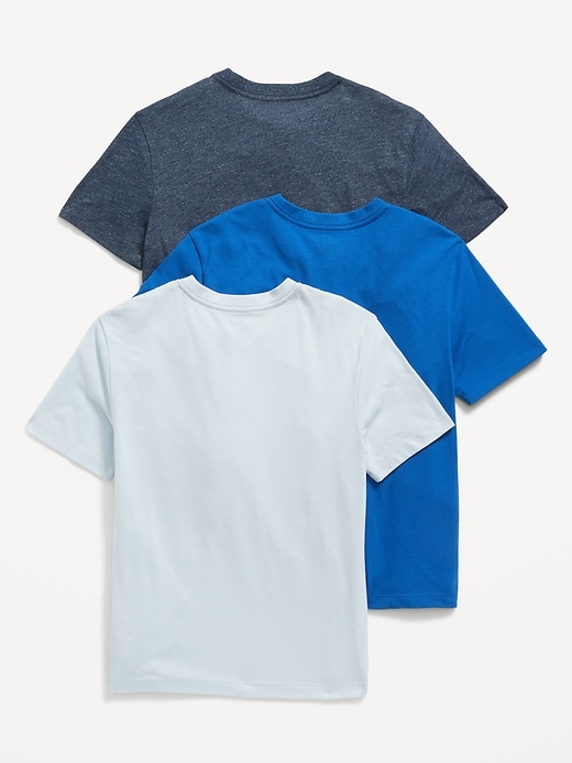 View large product image 2 of 2. Softest Crew-Neck T-Shirt 3-Pack for Boys