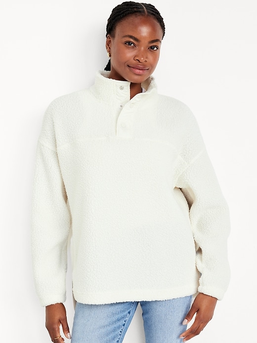 Image number 1 showing, Sherpa Pullover Tunic
