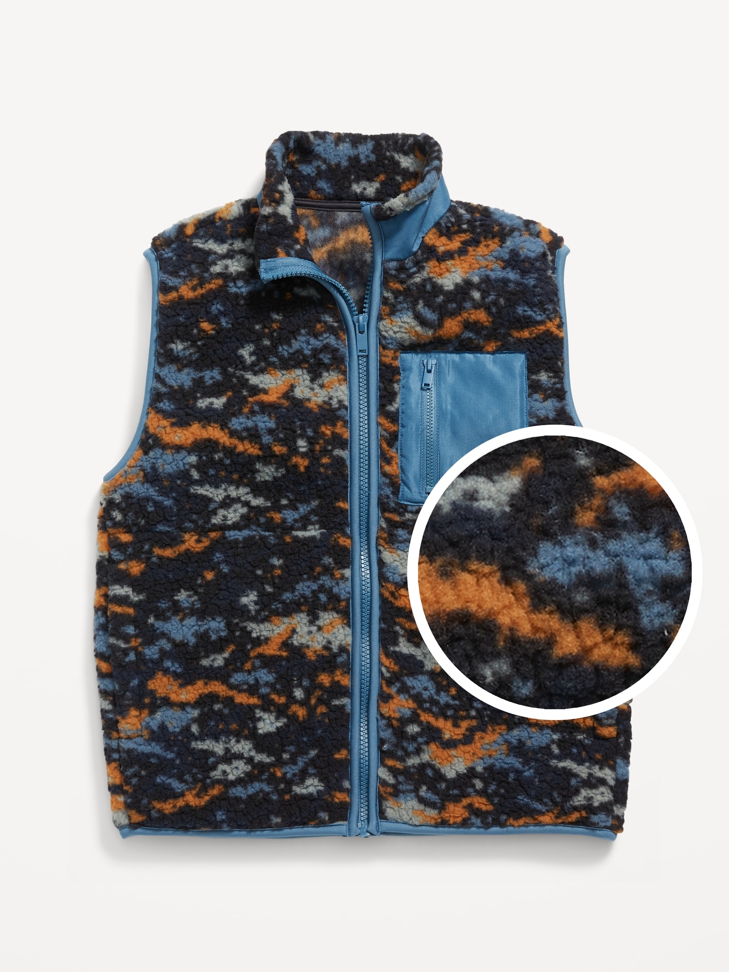 Sherpa Zip Vest for Boys