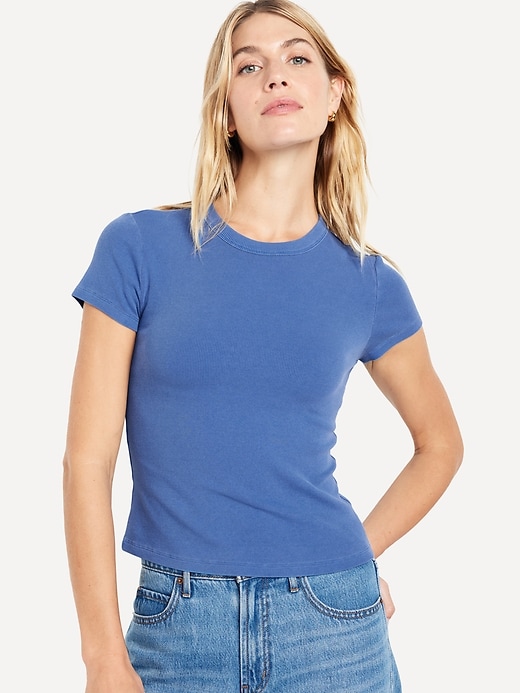 Image number 1 showing, Snug Crop T-Shirt