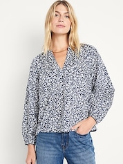  Womens Tops Casual Long Sleeve Flowers Leaves Blouse Pineapple  Funky Shirt Frontpocket Women's Button Down Dress Women : Sports & Outdoors