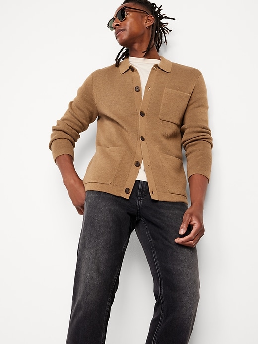 Image number 3 showing, Button-Front Sweater