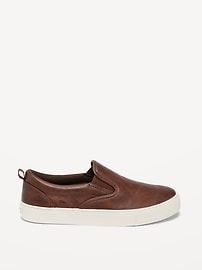 View large product image 3 of 4. Canvas Slip-On Sneakers for Boys
