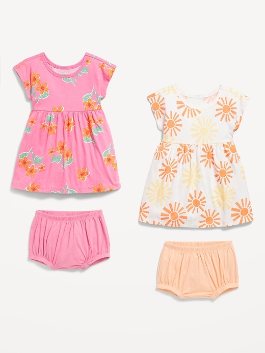 View large product image 2 of 2. Short-Sleeve Dress and Bloomers Set for Baby
