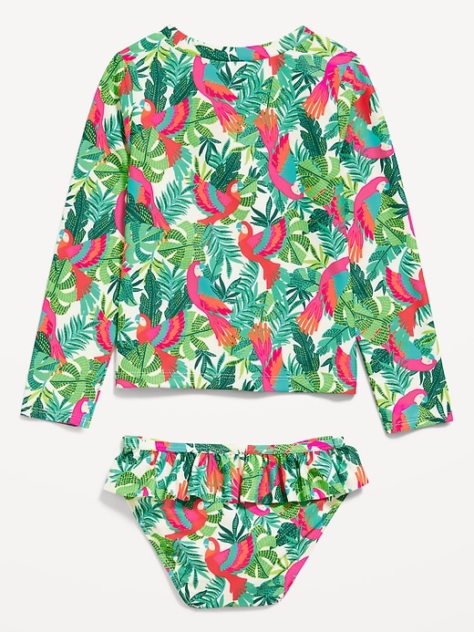 View large product image 2 of 3. Ruffle-Trim Bikini Swim Set for Toddler and Baby