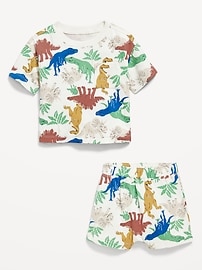 View large product image 3 of 3. Short-Sleeve Pocket T-Shirt and Shorts Set for Baby
