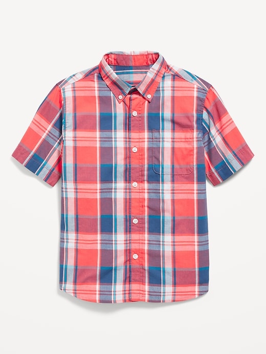 View large product image 1 of 2. Short-Sleeve Pocket Shirt for Boys