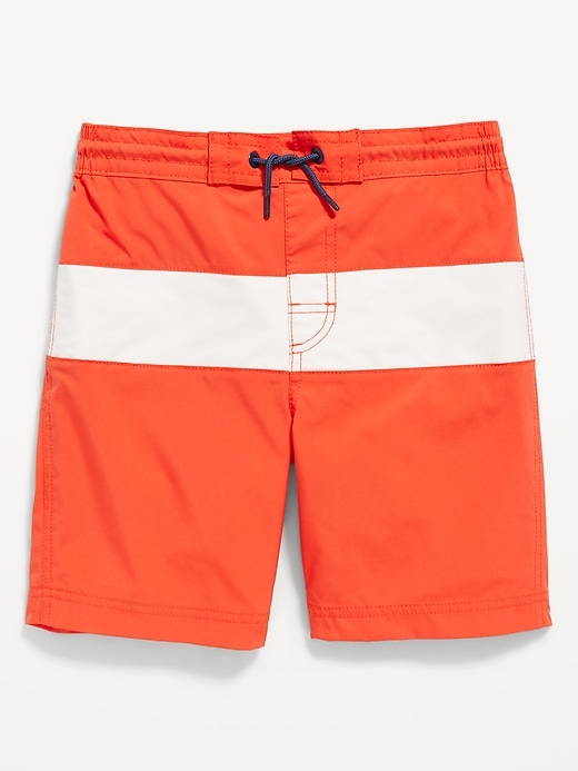 View large product image 2 of 3. Color-Block Board Shorts for Boys