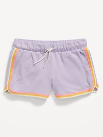 View large product image 4 of 4. French Terry Dolphin-Hem Cheer Shorts for Girls
