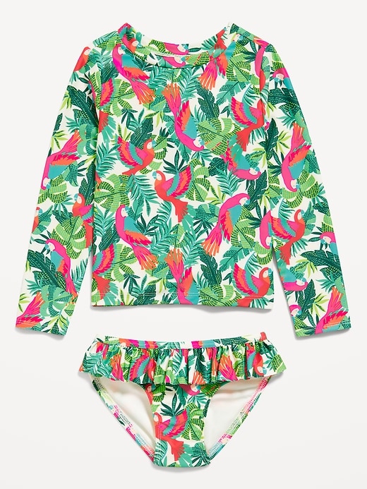 View large product image 1 of 3. Ruffle-Trim Bikini Swim Set for Toddler and Baby