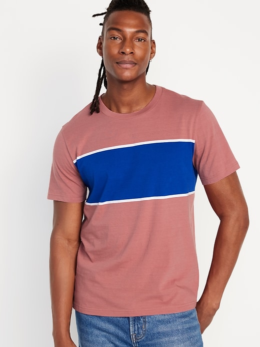Image number 1 showing, Crew-Neck Striped T-Shirt