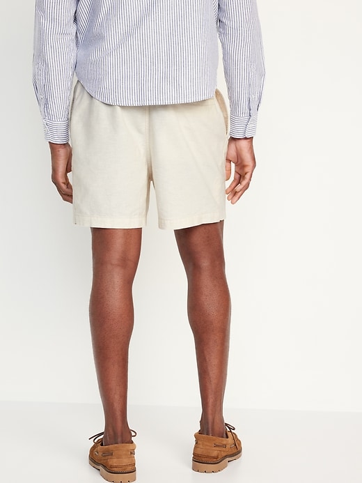 Image number 8 showing, Linen-Blend Jogger Shorts -- 5-inch inseam