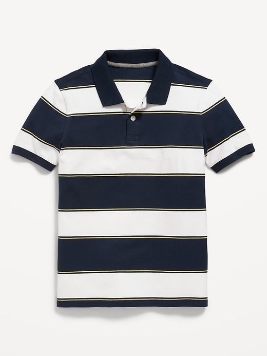 View large product image 2 of 3. Short-Sleeve Pique Polo Shirt for Boys