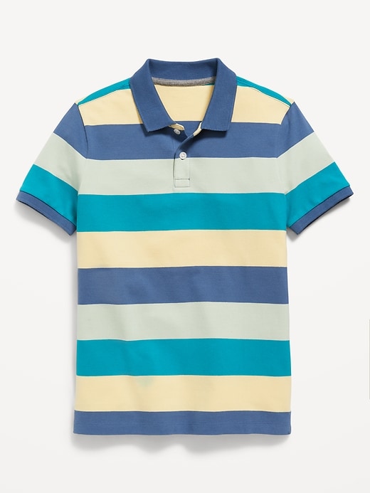 View large product image 2 of 3. Printed Pique Polo Shirt for Boys