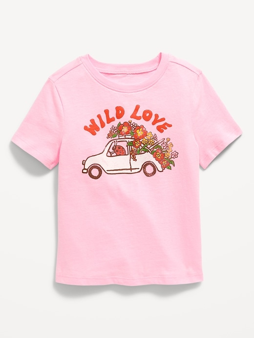 View large product image 1 of 2. Unisex Short-Sleeve Graphic T-Shirt for Toddler