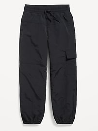 View large product image 4 of 4. High-Waisted Cargo Performance Pants for Girls