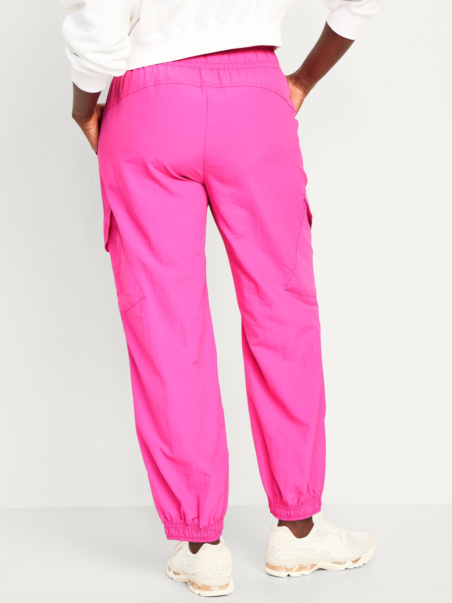 High-Waisted Ankle-Zip Cargo Jogger Pants for Women | Old Navy