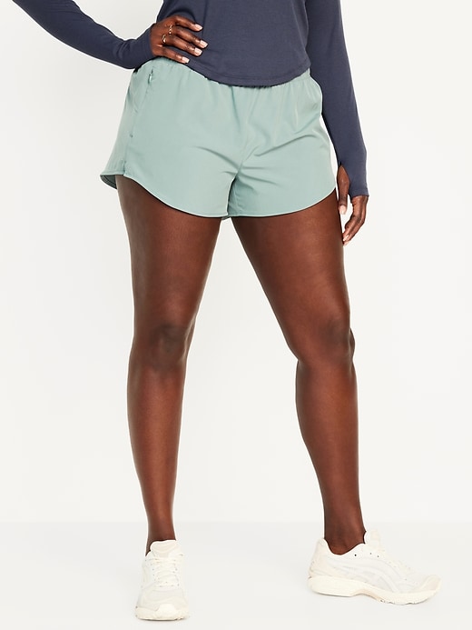 Image number 5 showing, Mid-Rise StretchTech Run Shorts -- 3-inch inseam