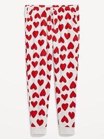View large product image 3 of 3. Matching Printed Flannel Jogger Pajama Pants