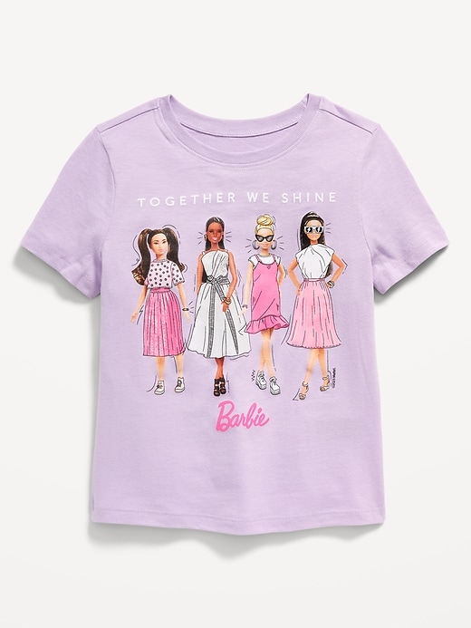 View large product image 1 of 1. Barbie™ Graphic T-Shirt for Toddler Girls