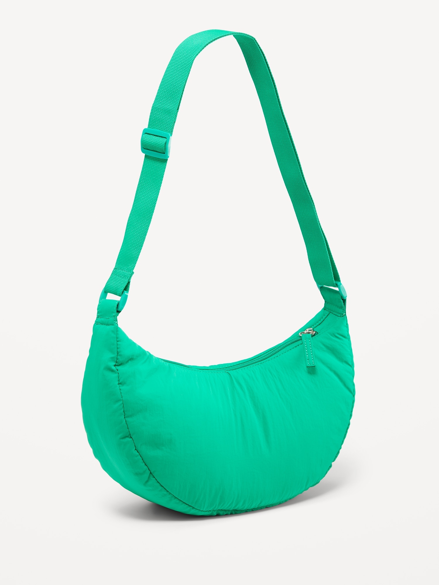 Women Shoulder Bag Solid Color Crossbody Bag Crescent Bags Nylon Dumpling Handbag  Purse for Travel-Lemon Yellow - Walmart.com