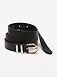 Double Loop Skinny Belt for Women - image 2