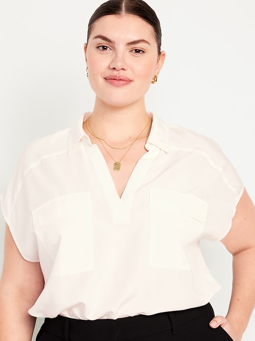 Image number 7 showing, Dolman-Sleeve Utility Top